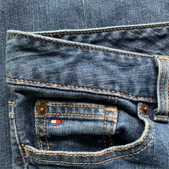 Tommy Hilfiger Freedom Boot Cut Blue Denim Jeans Pants Women’s Size 10 Regular - Picture 8 of 10